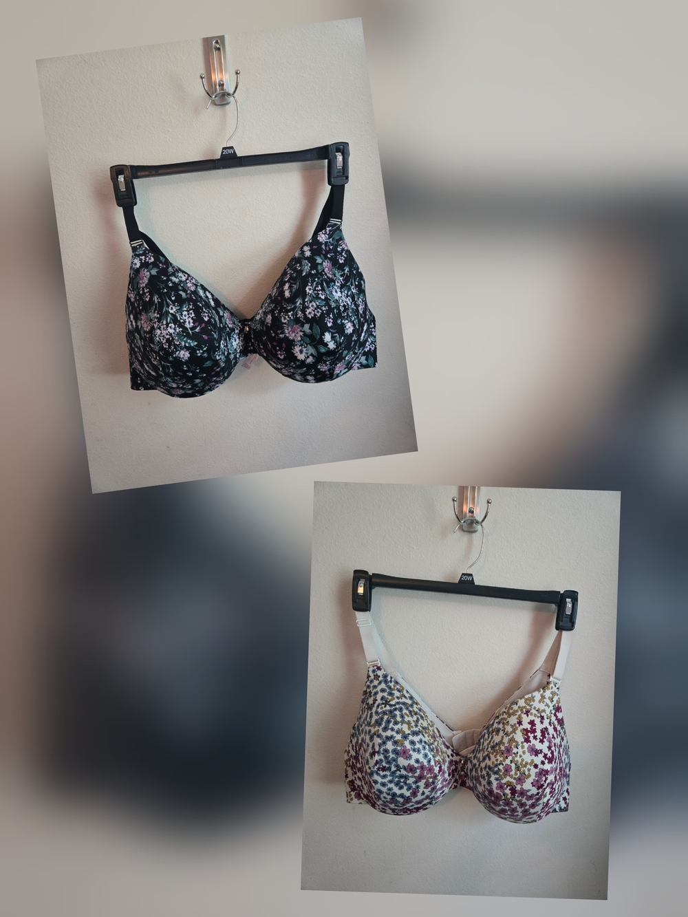 Cacique Floral Invisible Backsmoother Full Coverage Bras